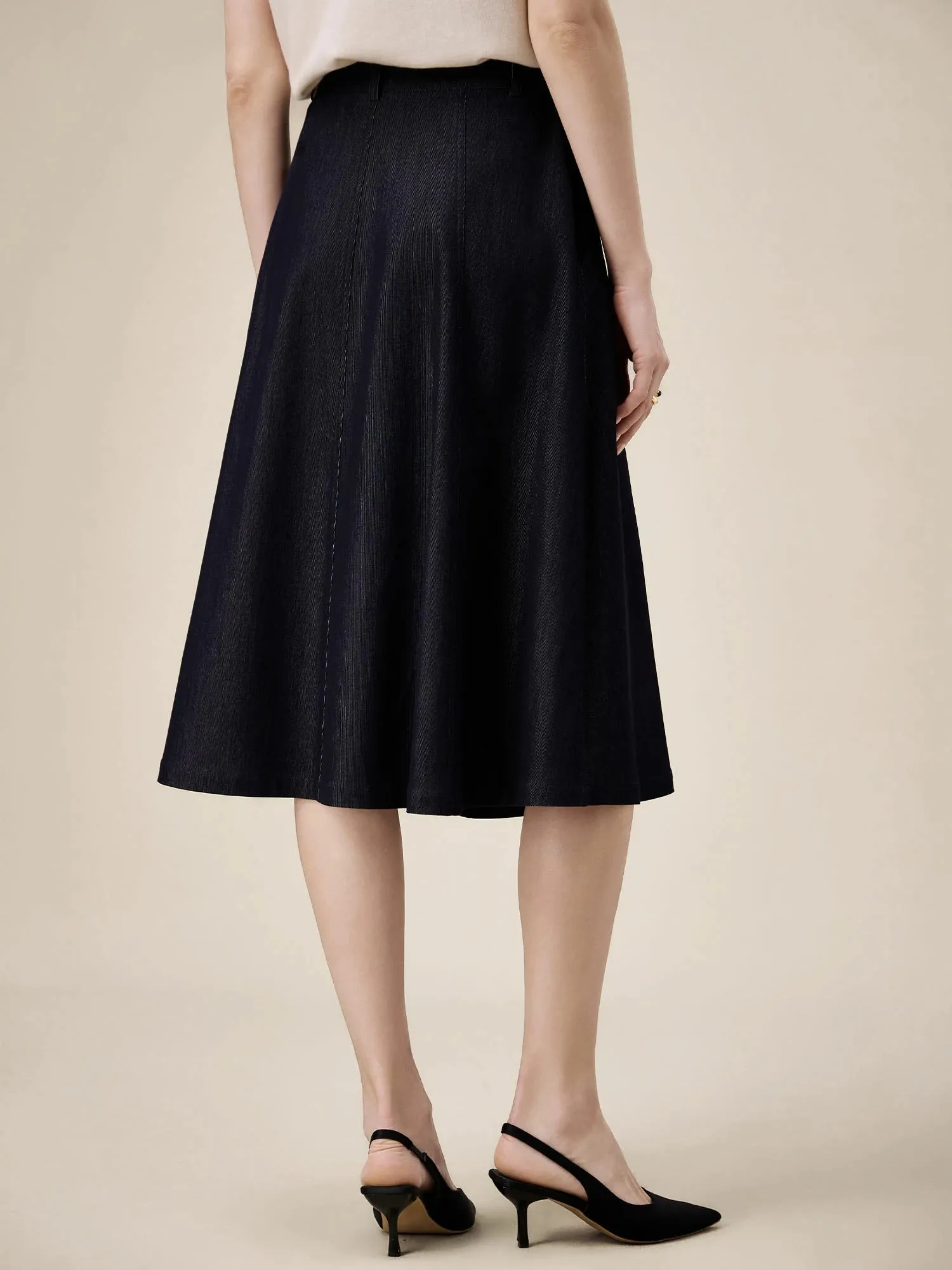 Amoretu Women's Vintage Denim Skirt
