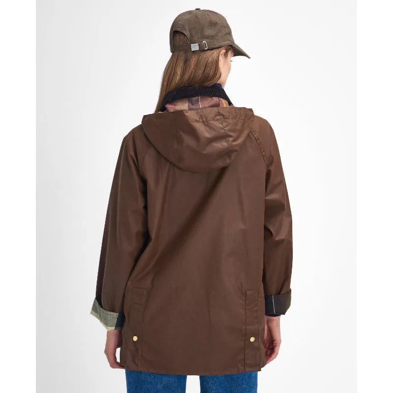 Barbour Highclere Ladies Wax Jacket - Bark/Muted