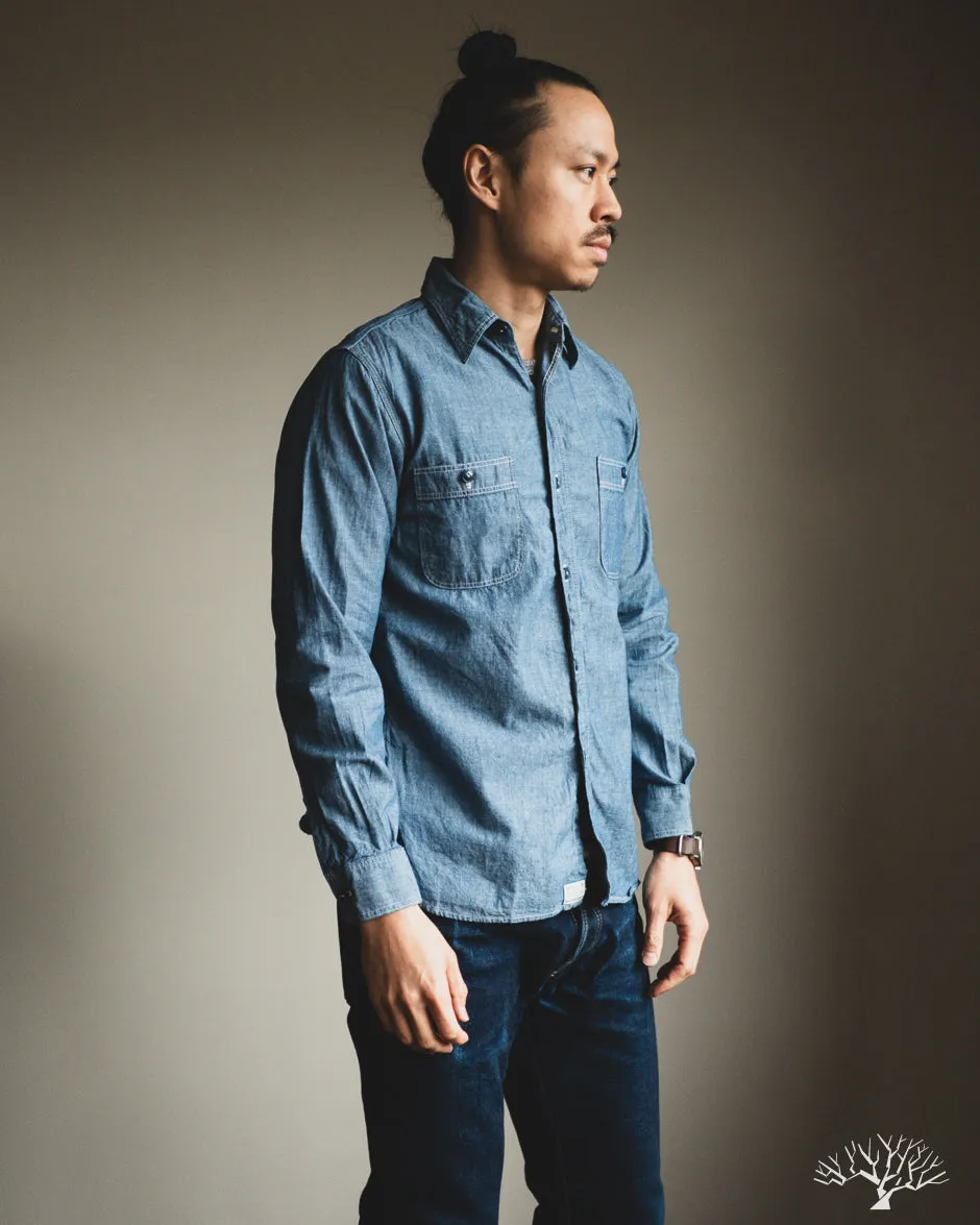 Blue Chambray Work Shirt