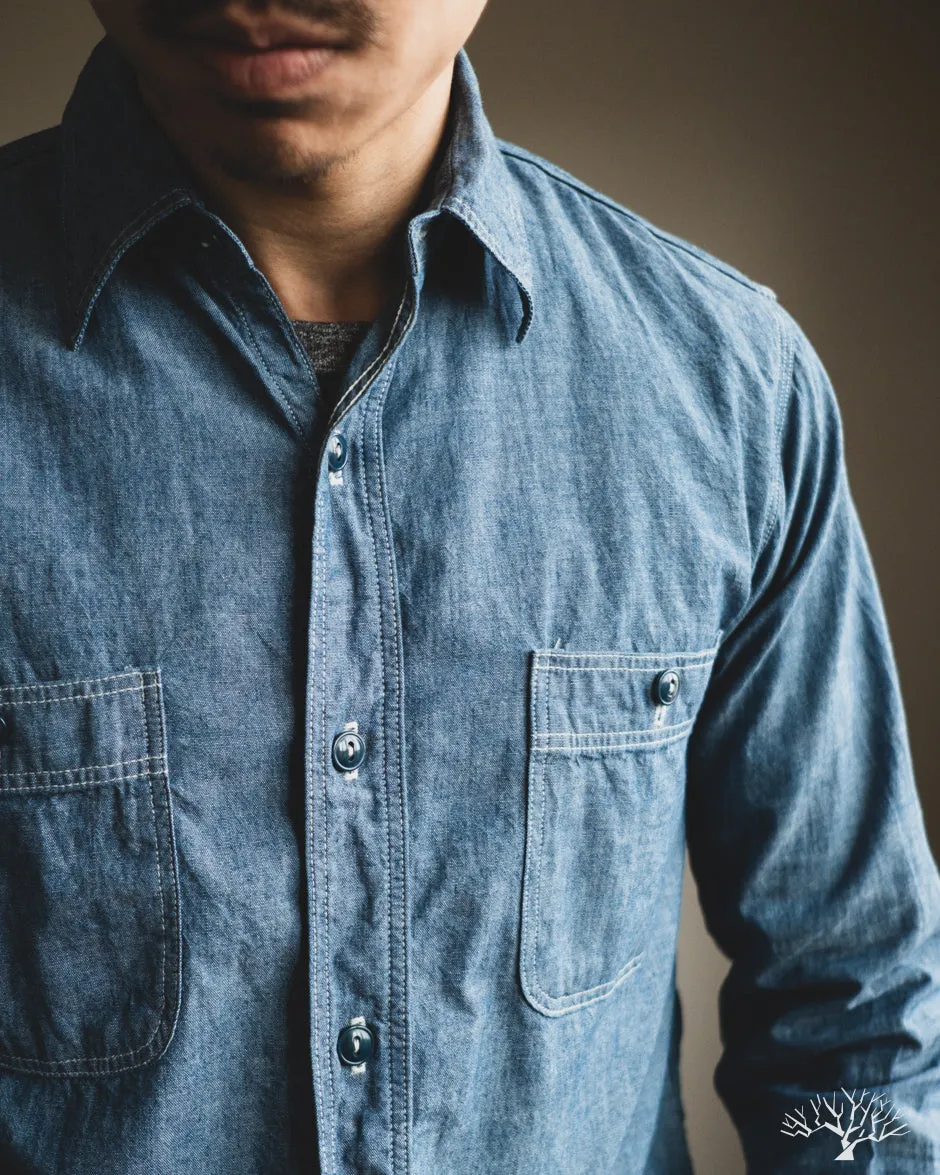 Blue Chambray Work Shirt