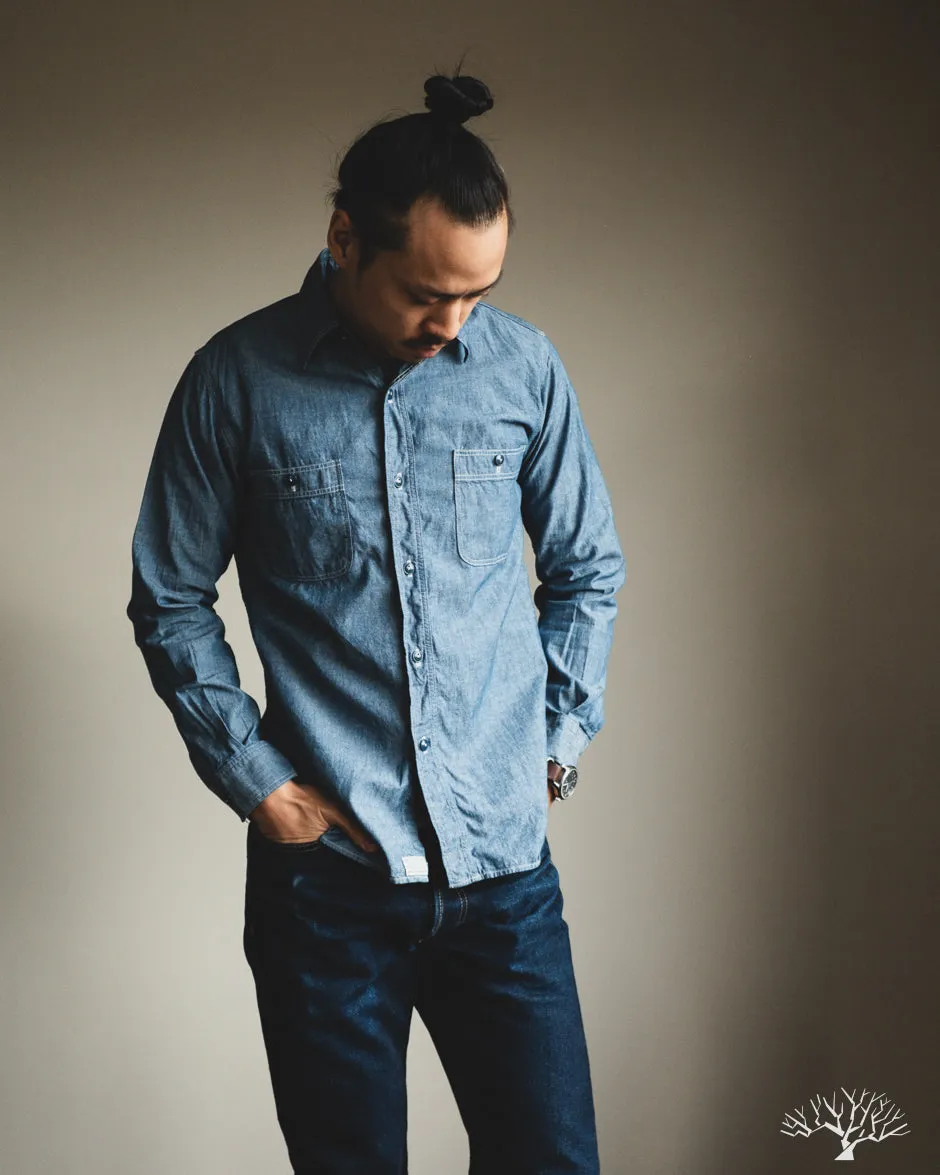 Blue Chambray Work Shirt