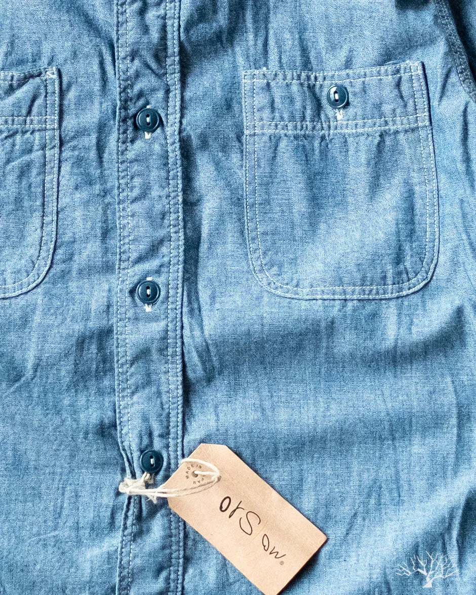 Blue Chambray Work Shirt