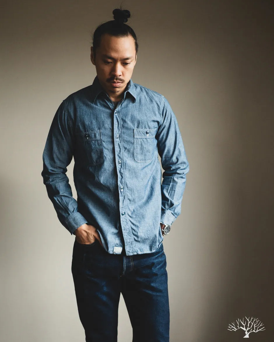 Blue Chambray Work Shirt