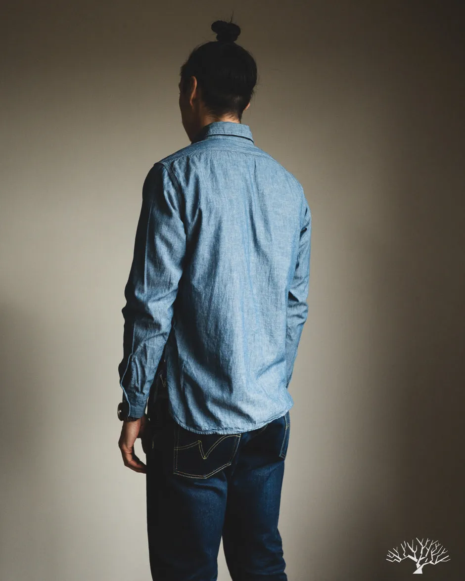 Blue Chambray Work Shirt