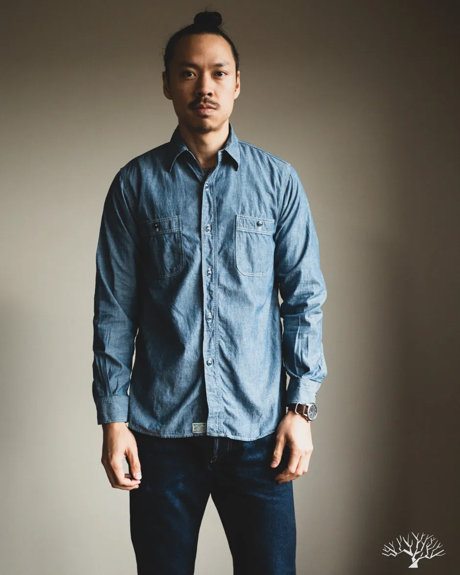 Blue Chambray Work Shirt
