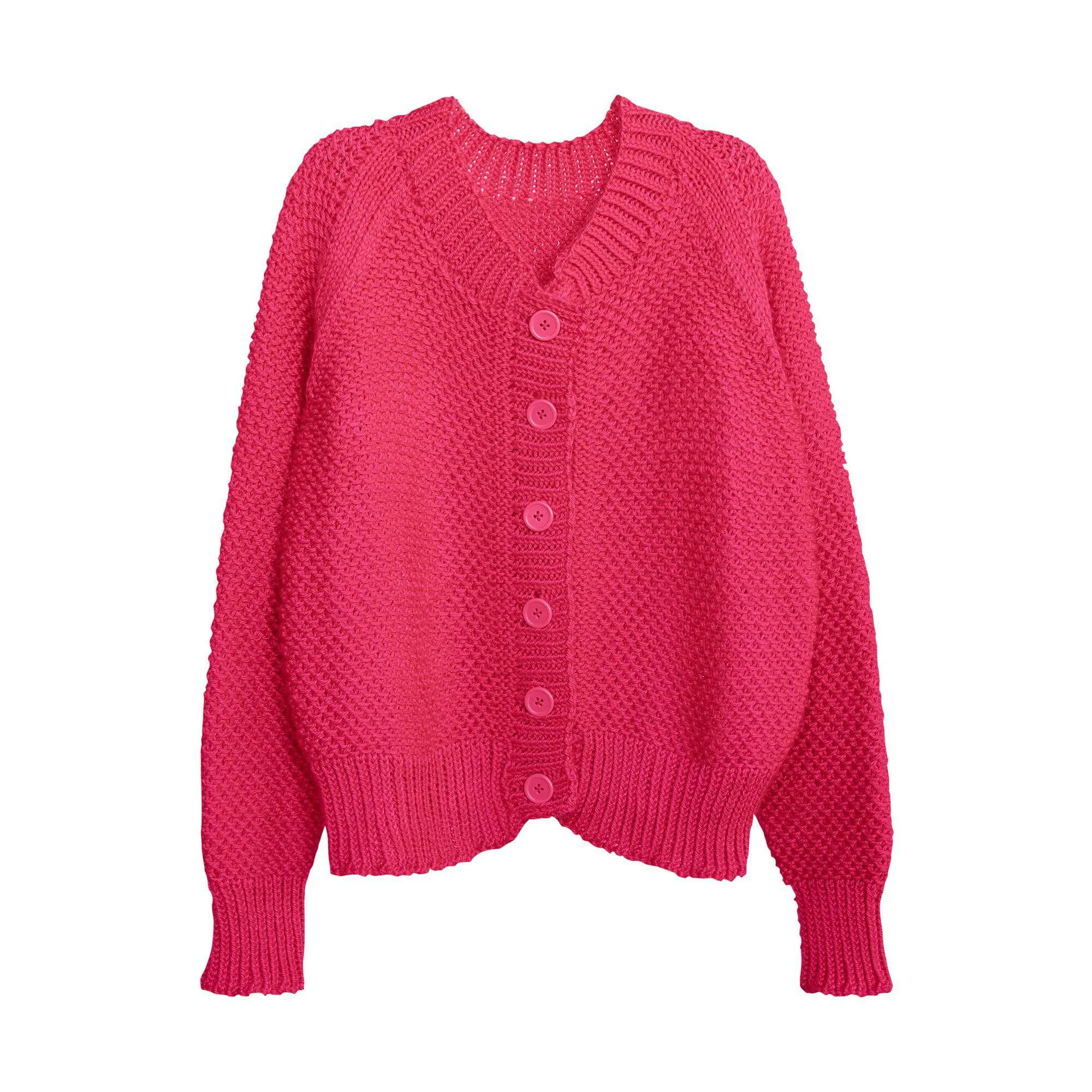 Caron Slip Stitch Knit Cardigan