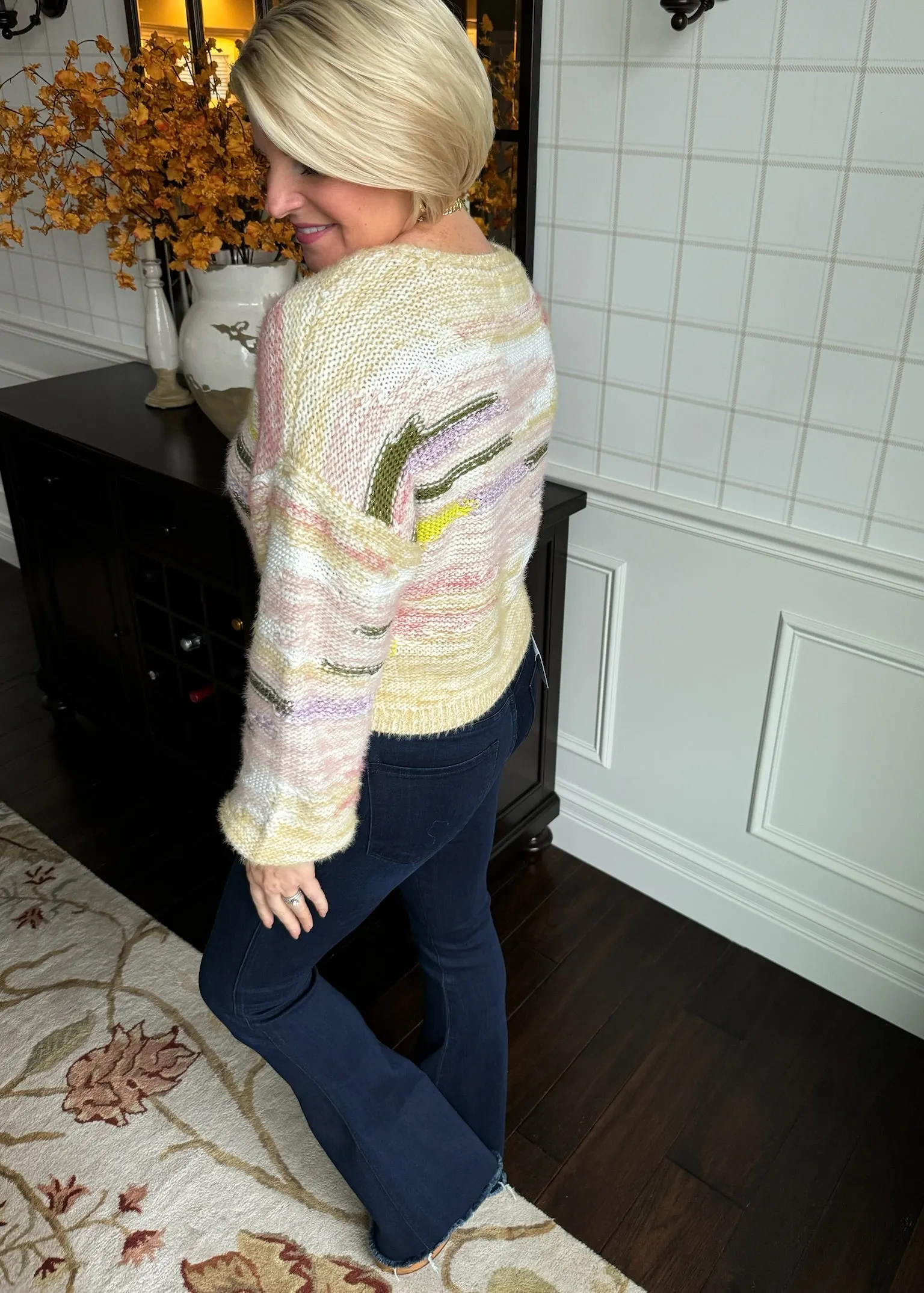 Colorful Melange Sweater