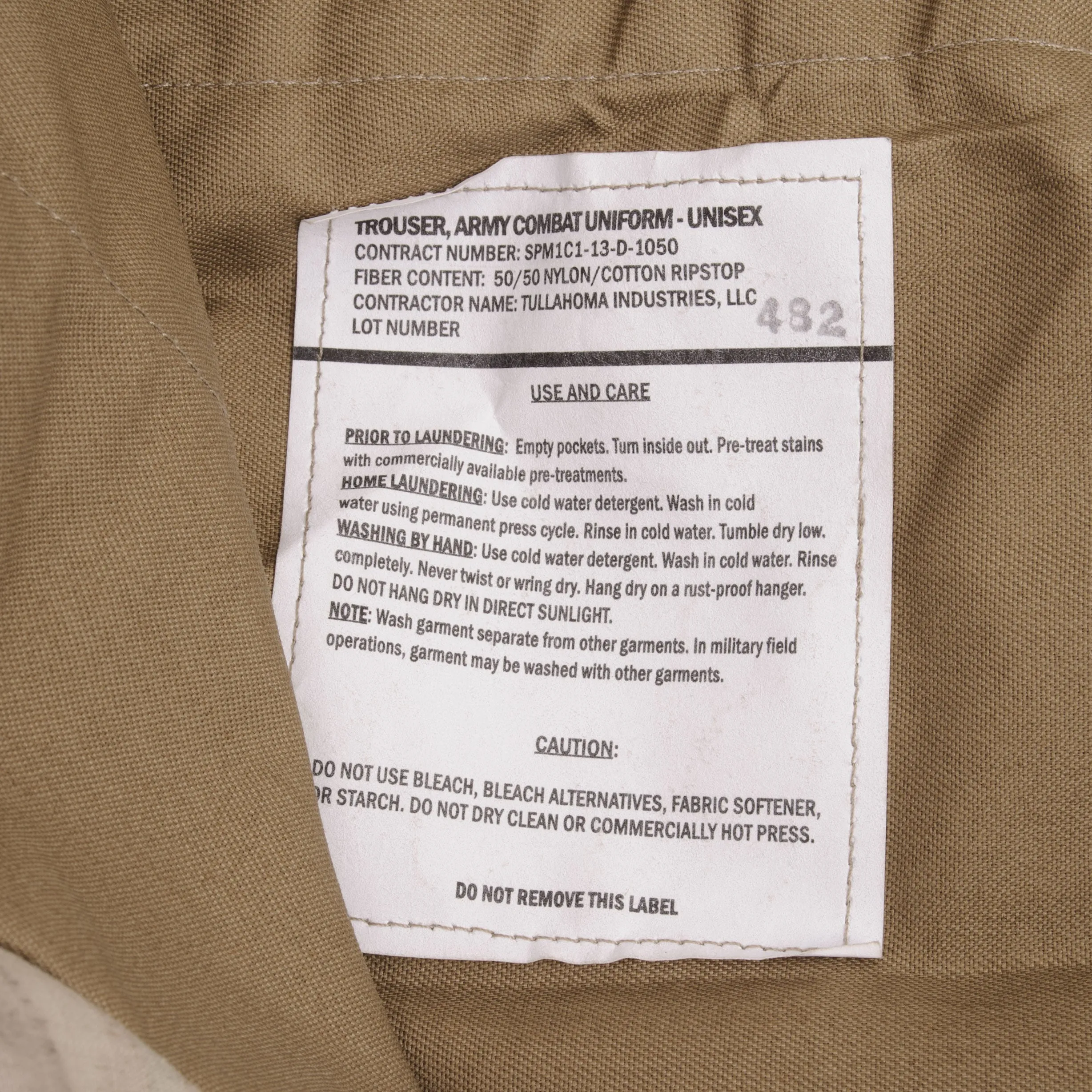 DEADSTOCK US ARMY INSECT SHIELD COMBAT TROUSERS PANTS CAMO MEDIUM LONG NOS