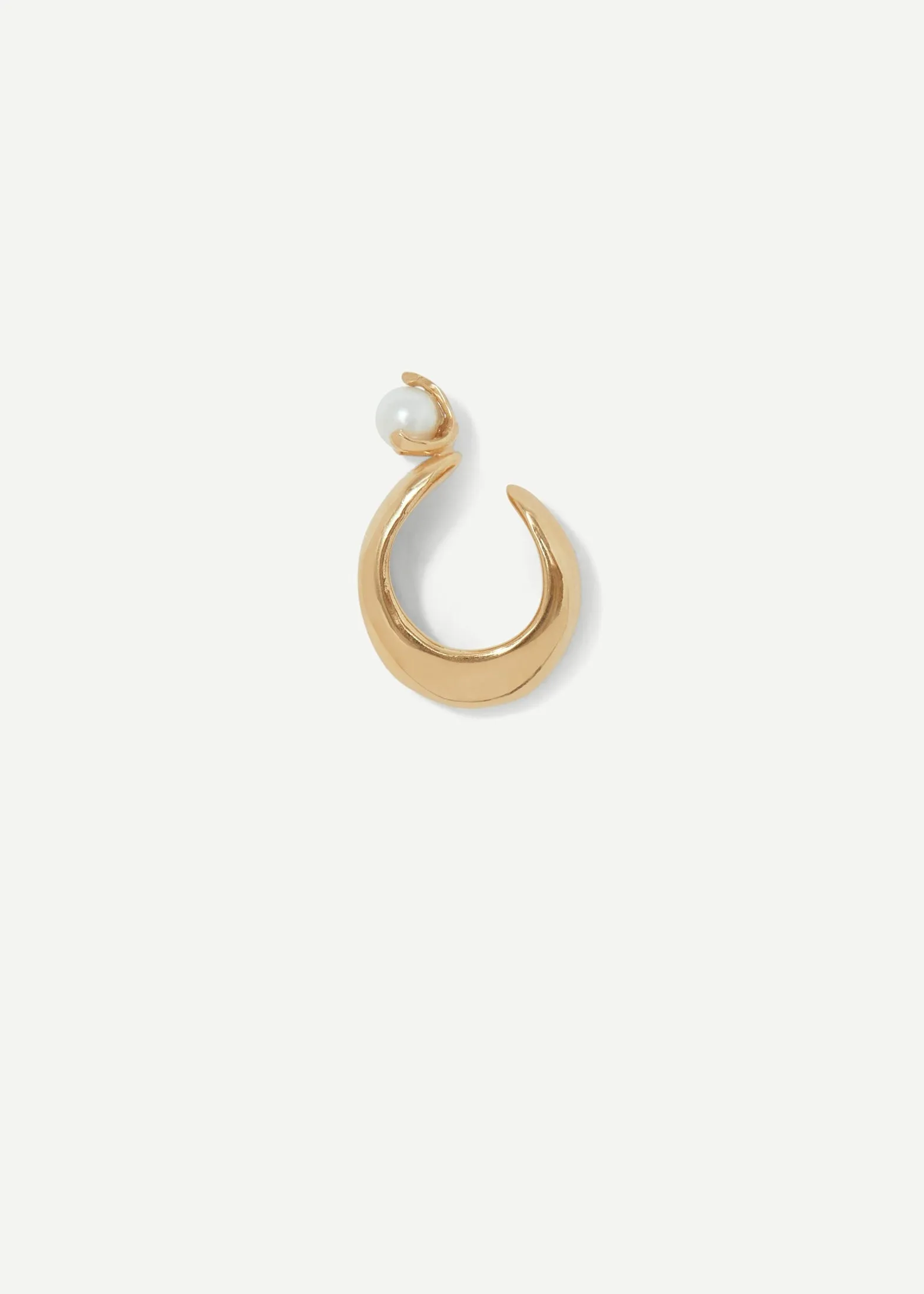 Folded Ear Cuff Mini Pearl