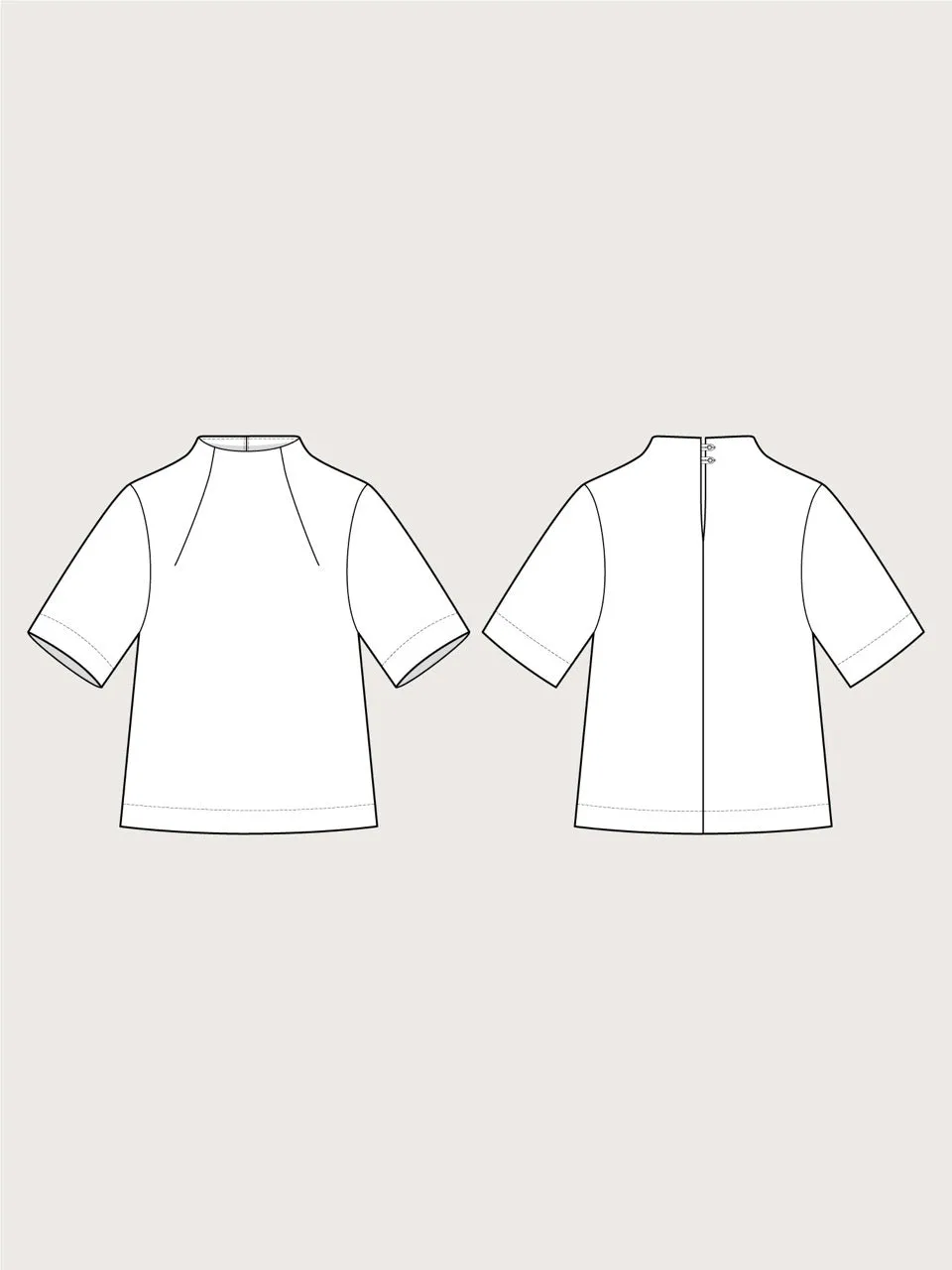 Funnel Neck Top