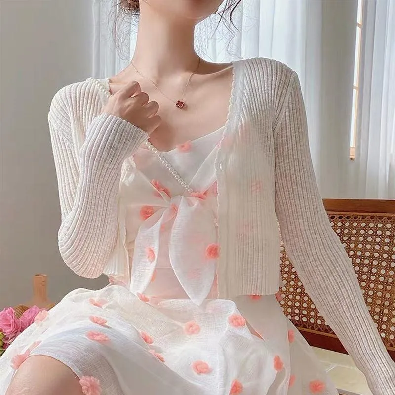 Gently Pastel Mantle    Cardigan Top Kawaii Academia Y2K Cottagecore Coquette Fairycore Dollette Princesscore
