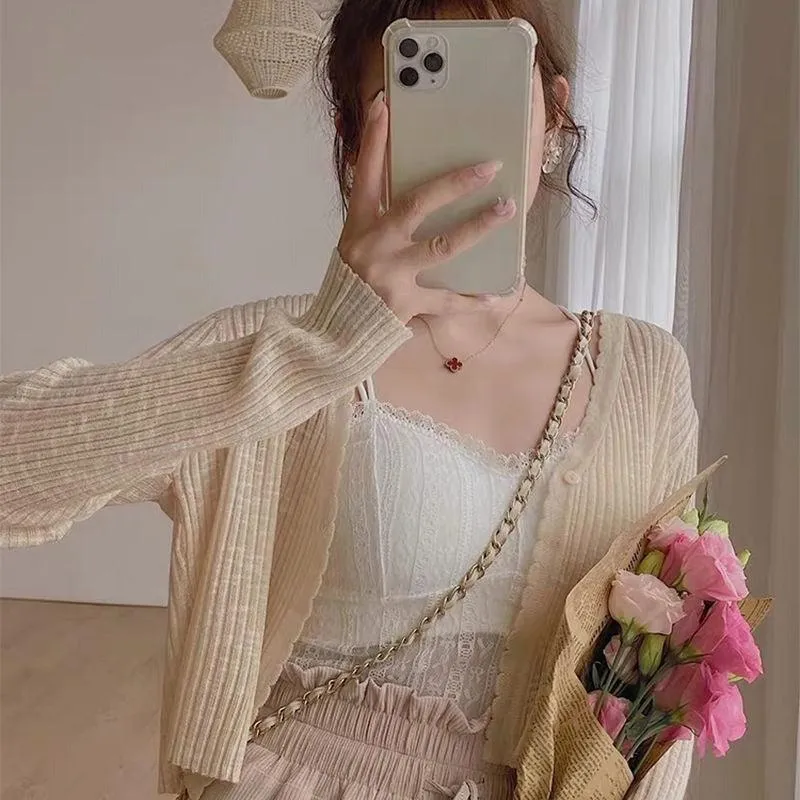 Gently Pastel Mantle    Cardigan Top Kawaii Academia Y2K Cottagecore Coquette Fairycore Dollette Princesscore