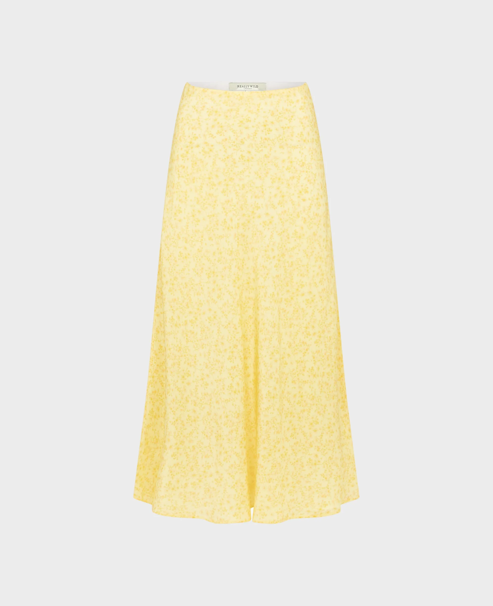 Hutton Silk Midi Slip Skirt