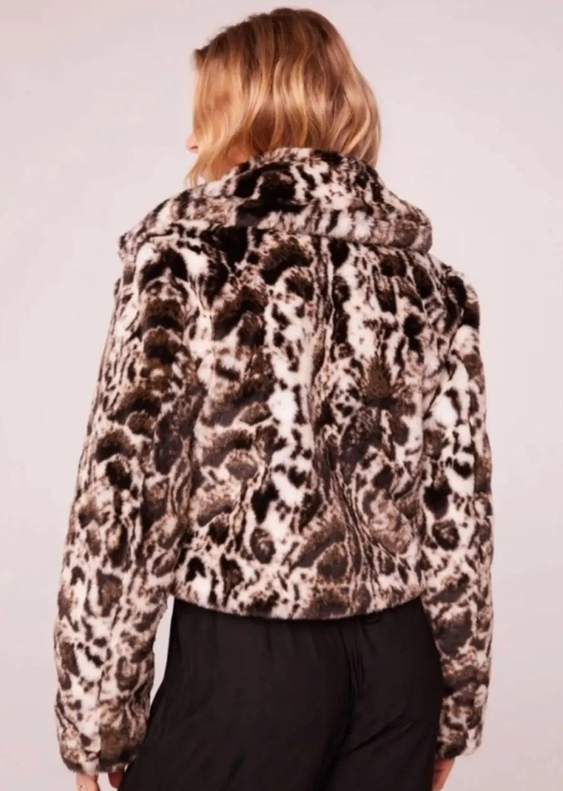 Ivory / Black Crop Faux Fur - Band of the Free