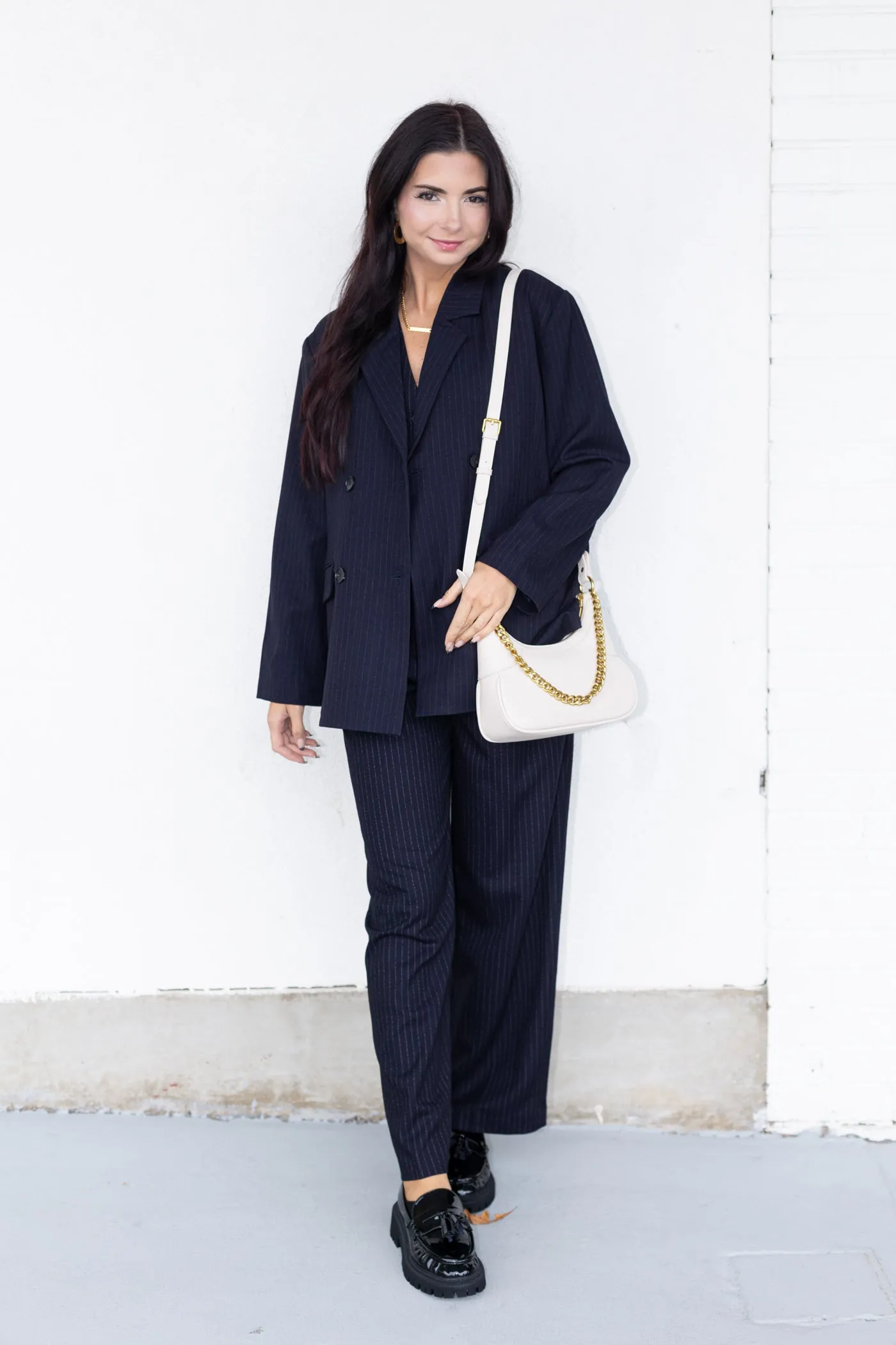 JENNA PINSTRIPE PANTS