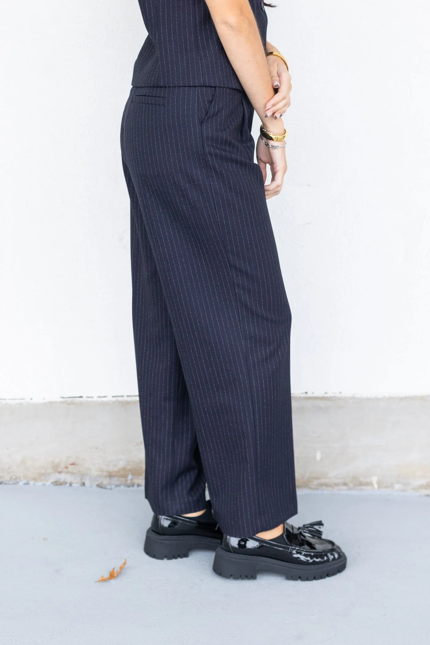 JENNA PINSTRIPE PANTS