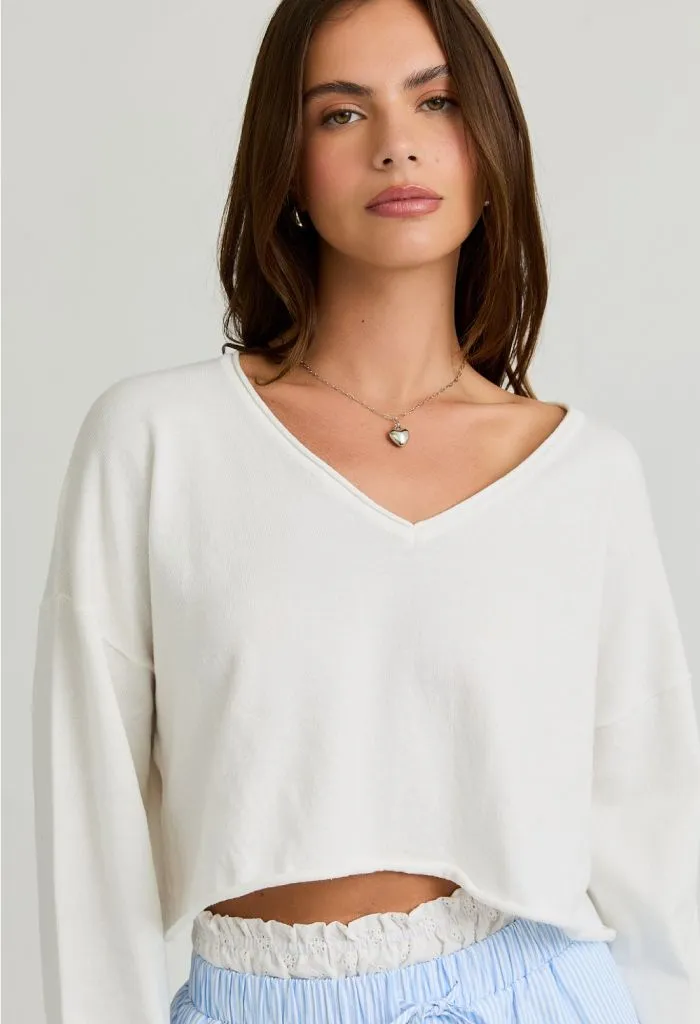 Kendall Sweater-White