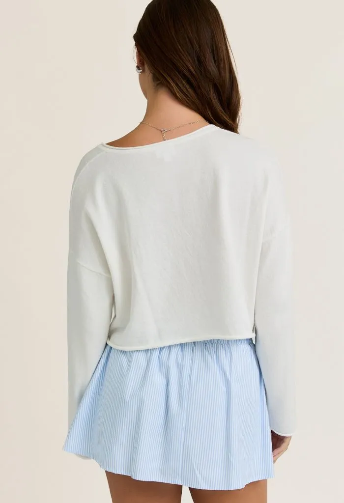 Kendall Sweater-White