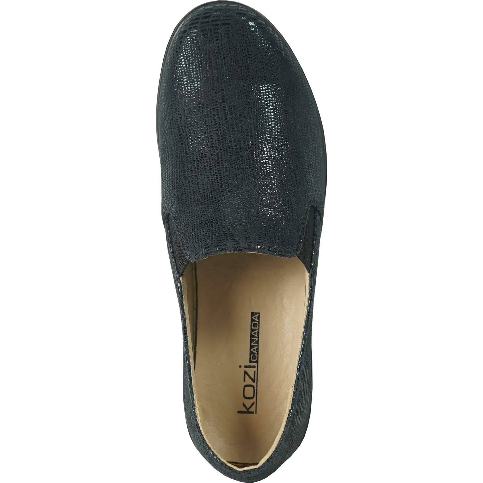 KOZI Women Comfort Casual Shoe OY3235 Wedge Shoe Black