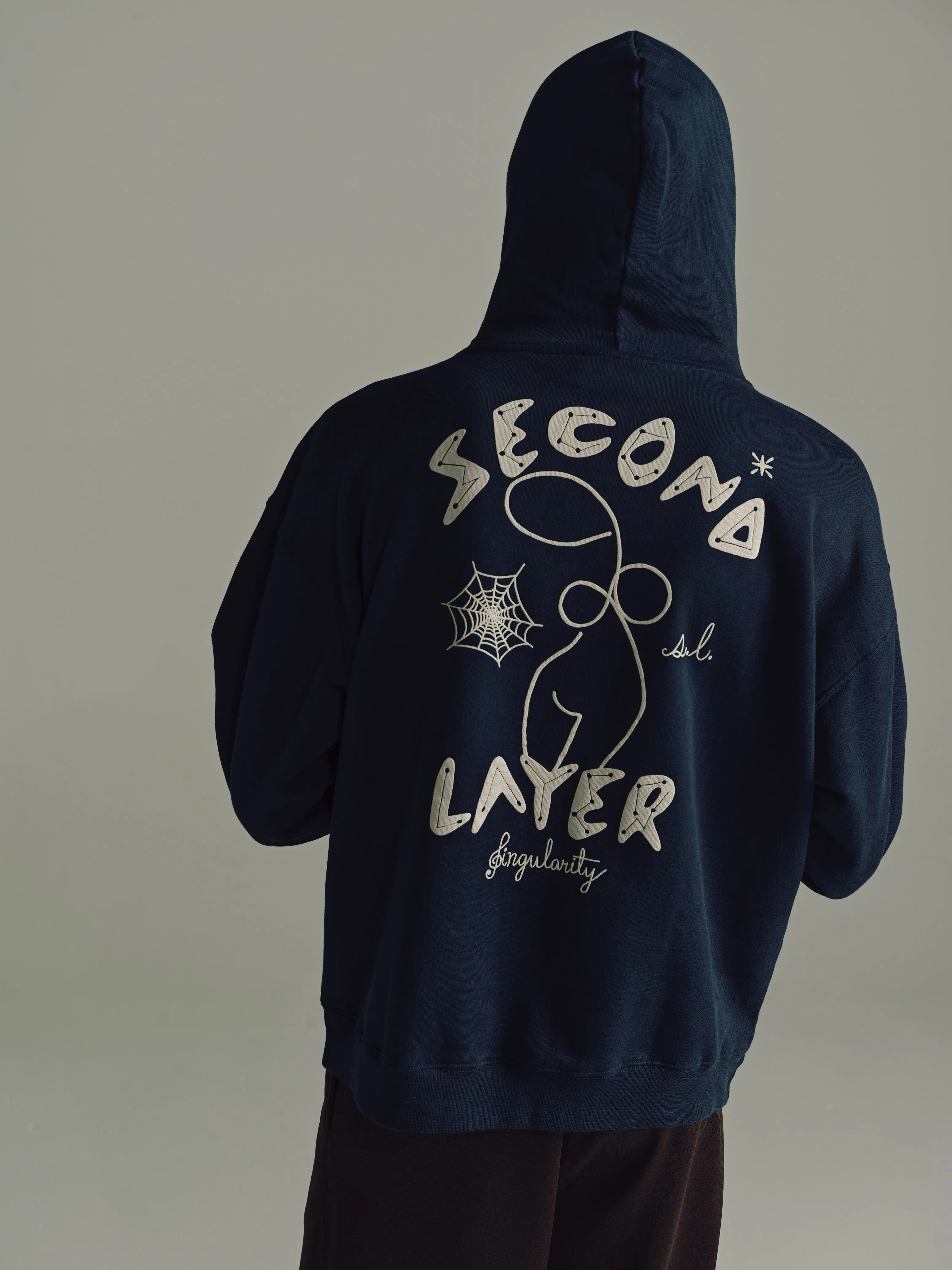 Live Wire Hoodie | Vintage Navy