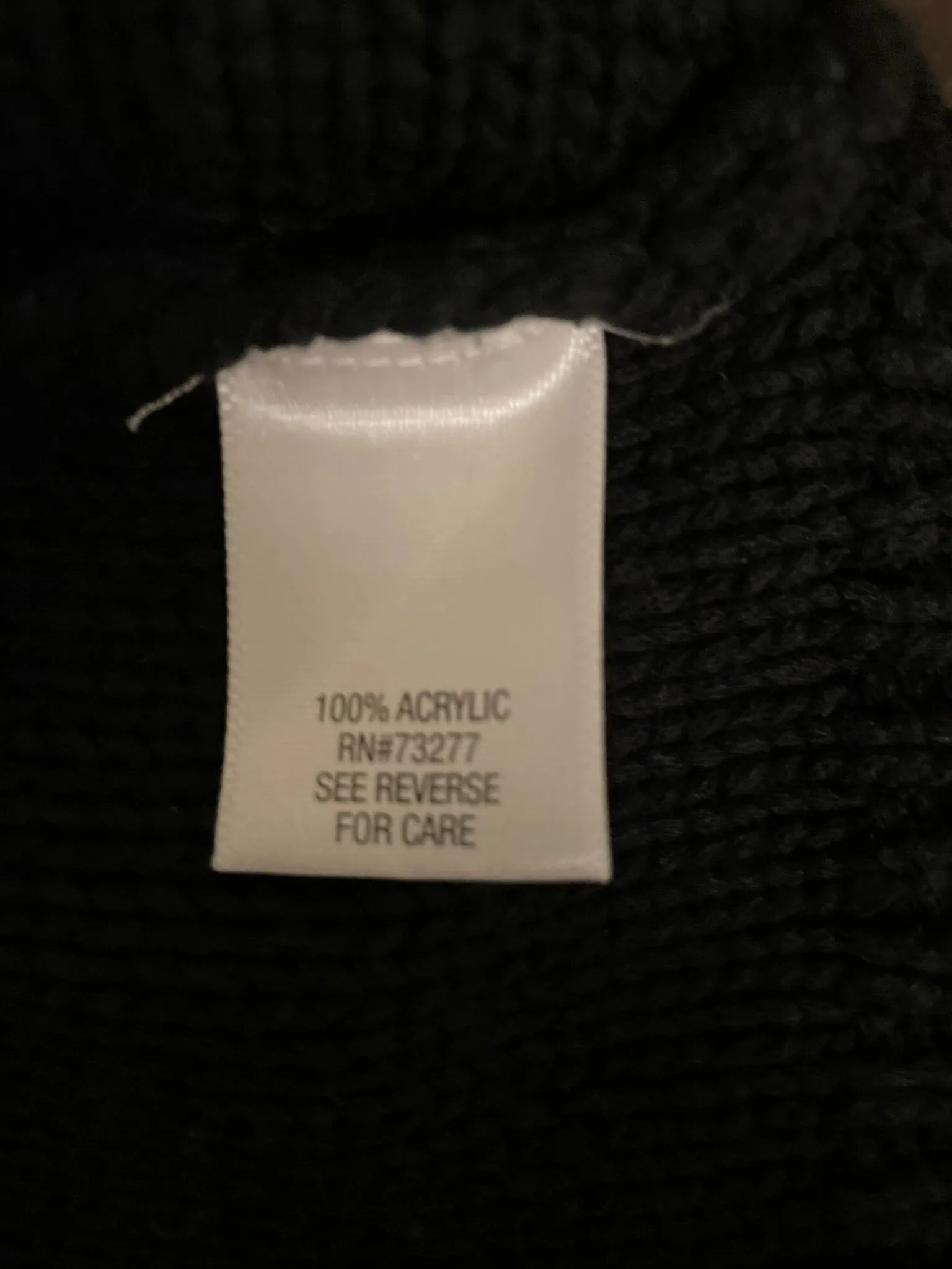 <€€* Black Womens/Juniors XLarge Cable Knit Sweater by Apt 9 Slip On Crew Neck