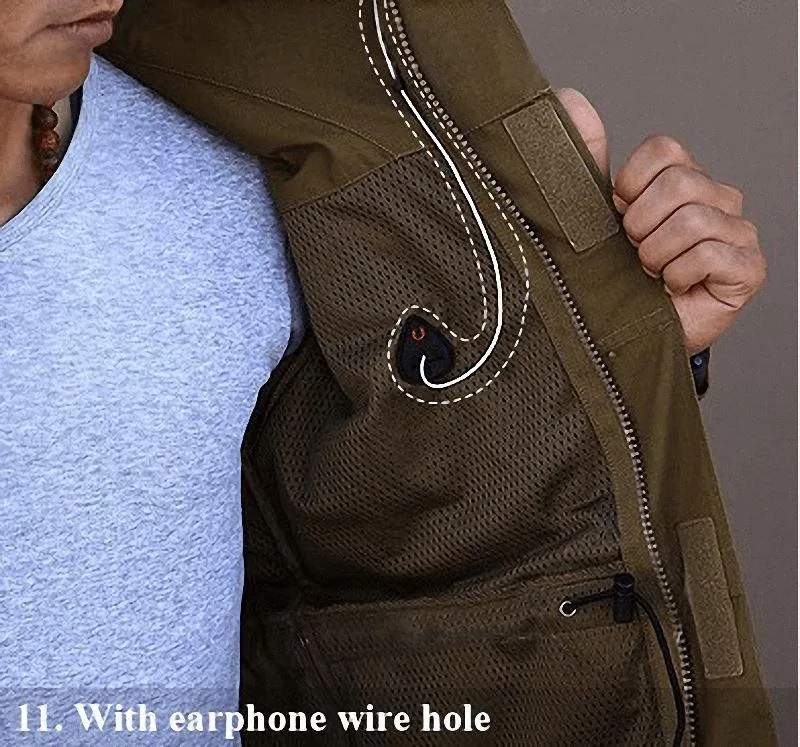 Military Jacket / Casual Tactical Windbreaker / Men Waterproof Flight Pilot Coat