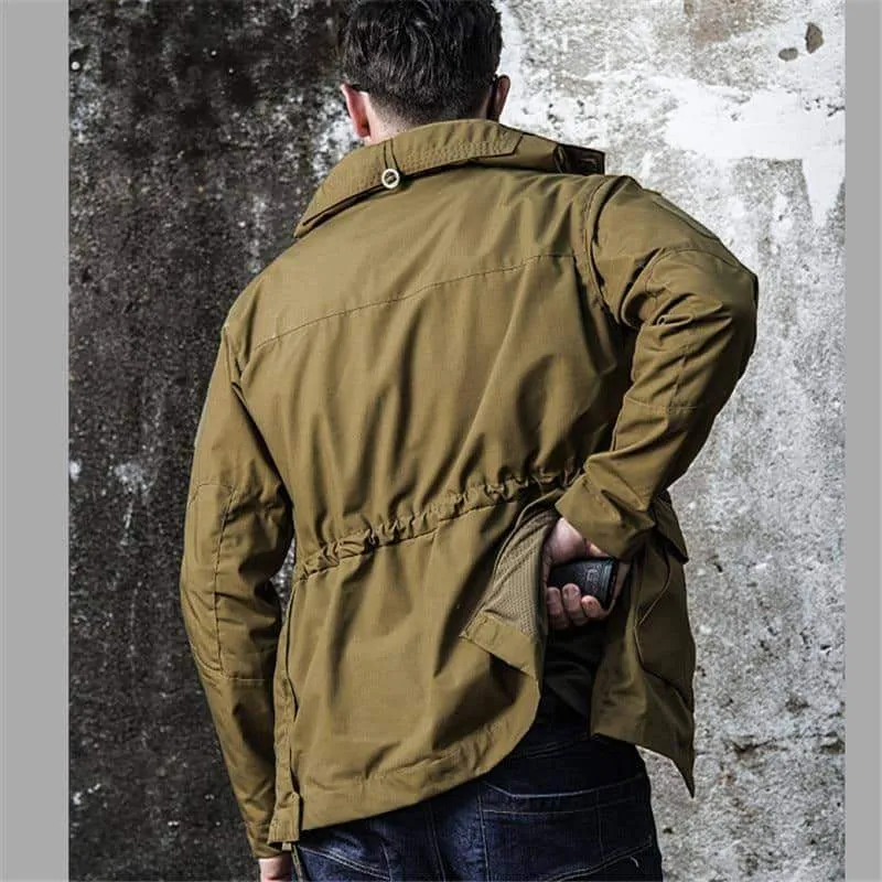 Military Jacket / Casual Tactical Windbreaker / Men Waterproof Flight Pilot Coat