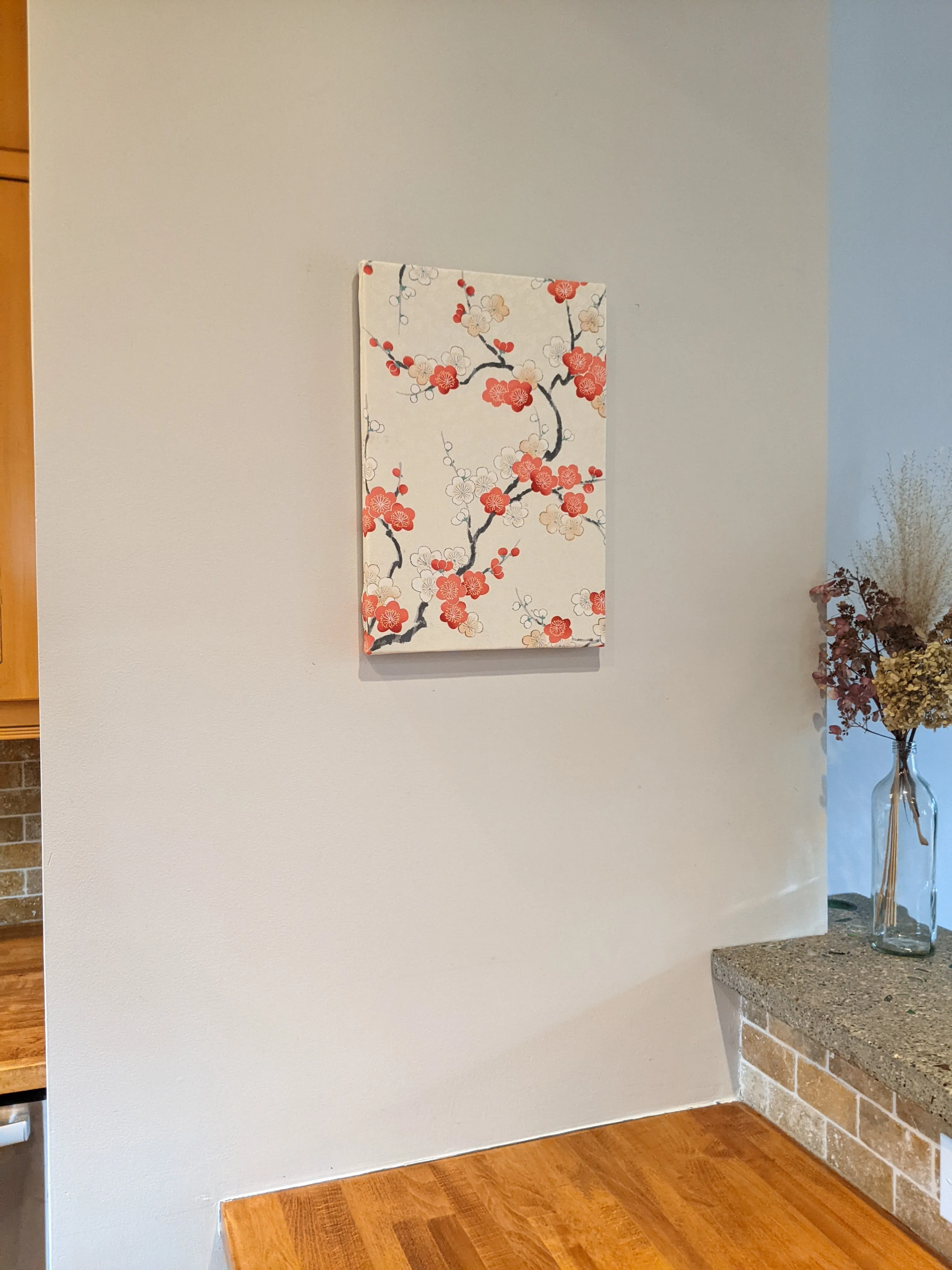 Plum blossom painting wall art
