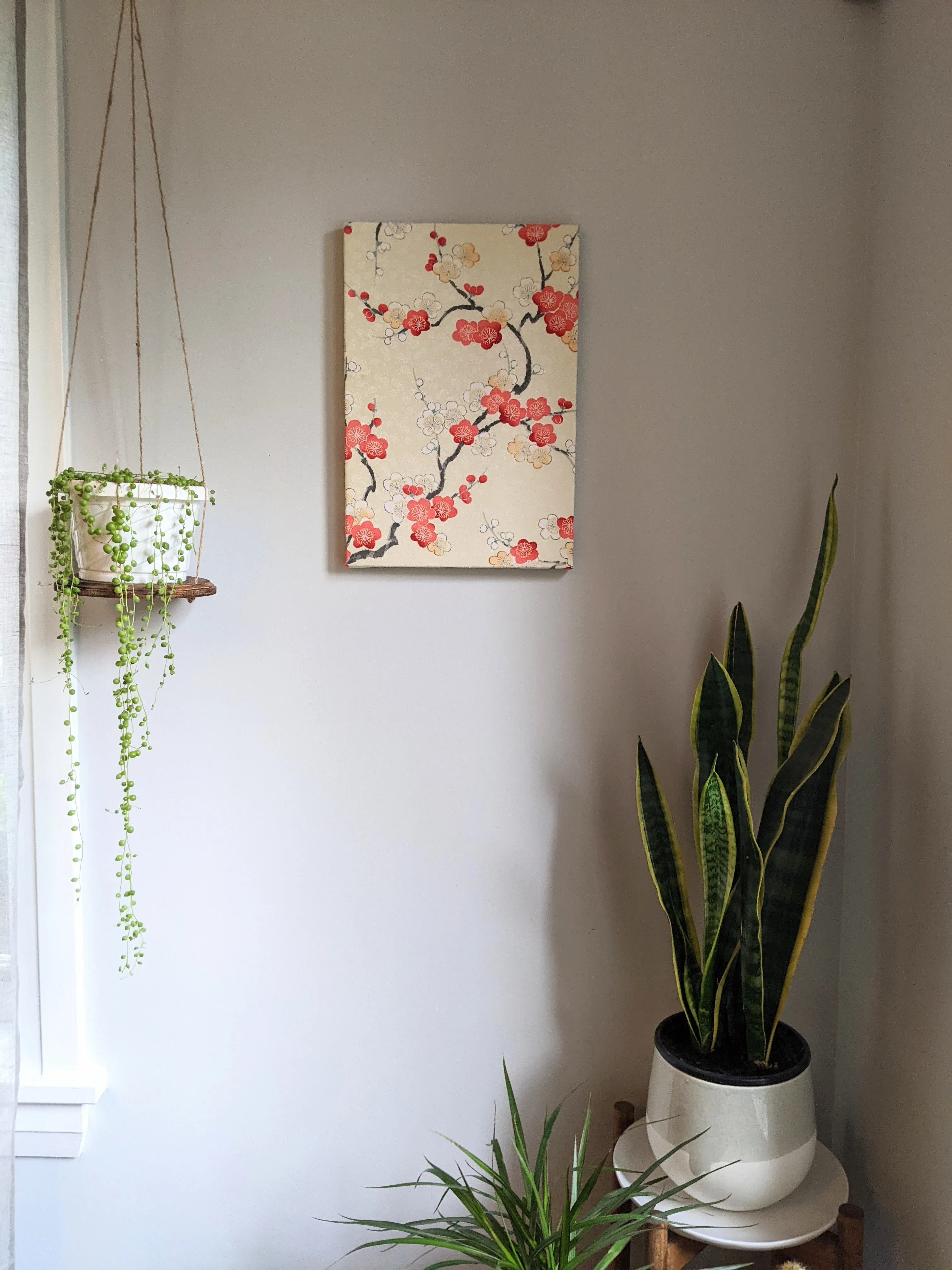 Plum blossom painting wall art