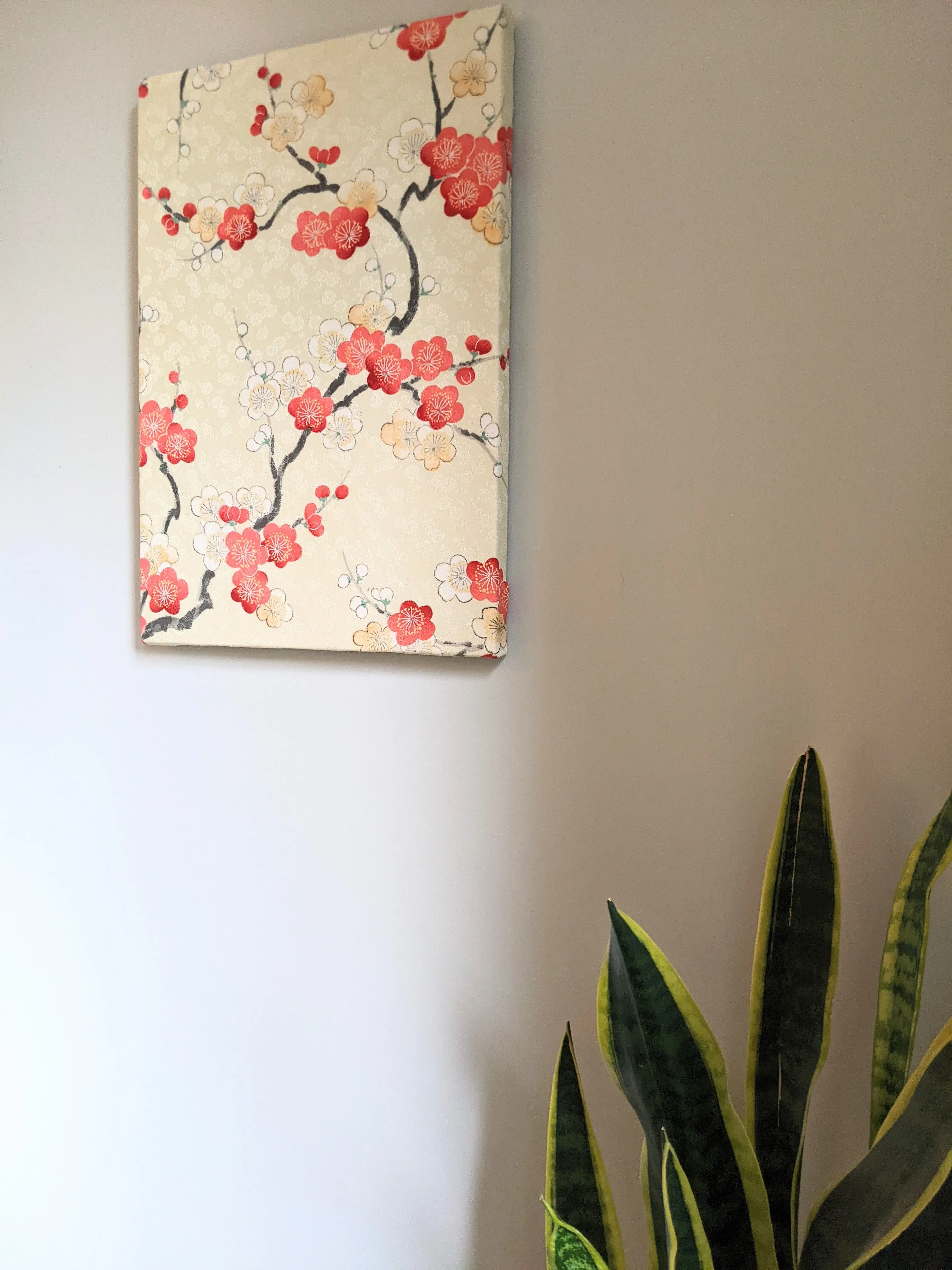 Plum blossom painting wall art