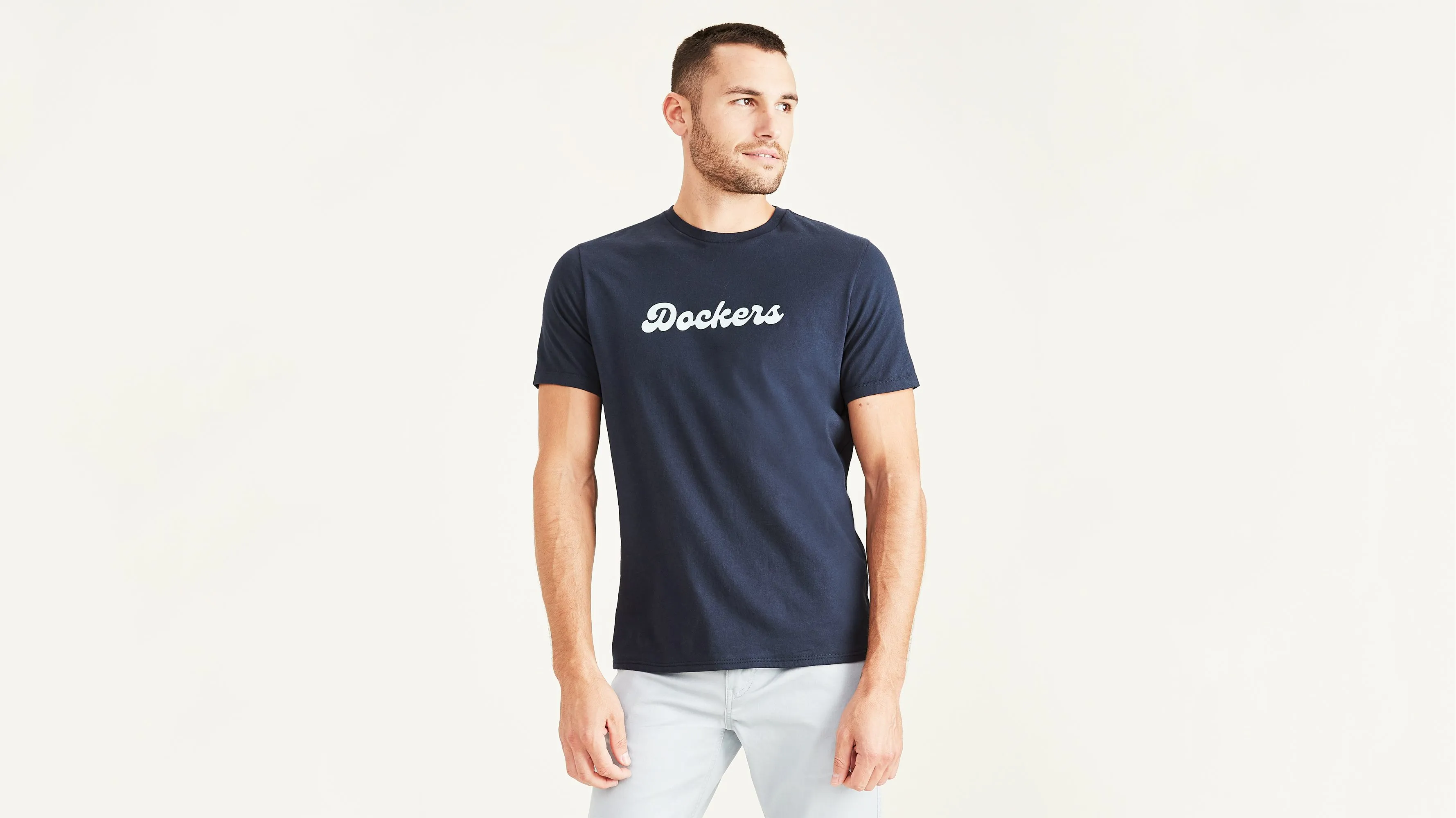 Script Graphic Tee, Slim Fit