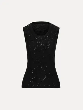 Silk Scoop Neck Tank