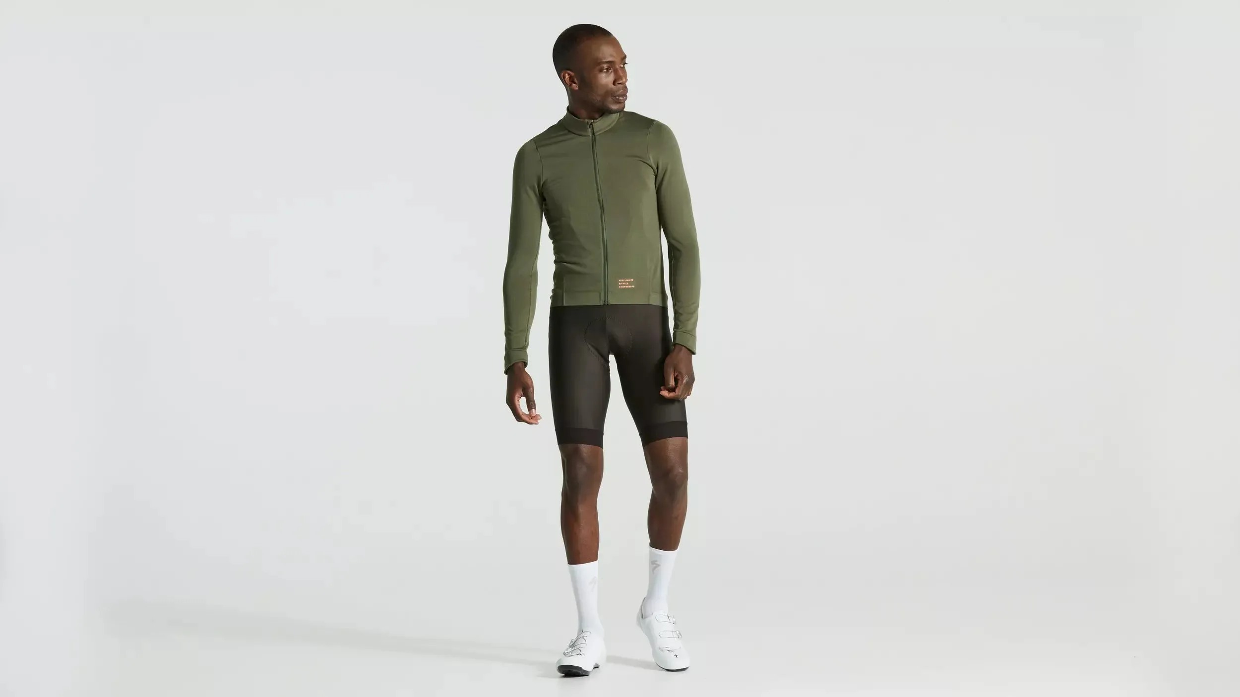 Specialized Men's Prime Power Grid Long Sleeve Jersey - Oak Green
