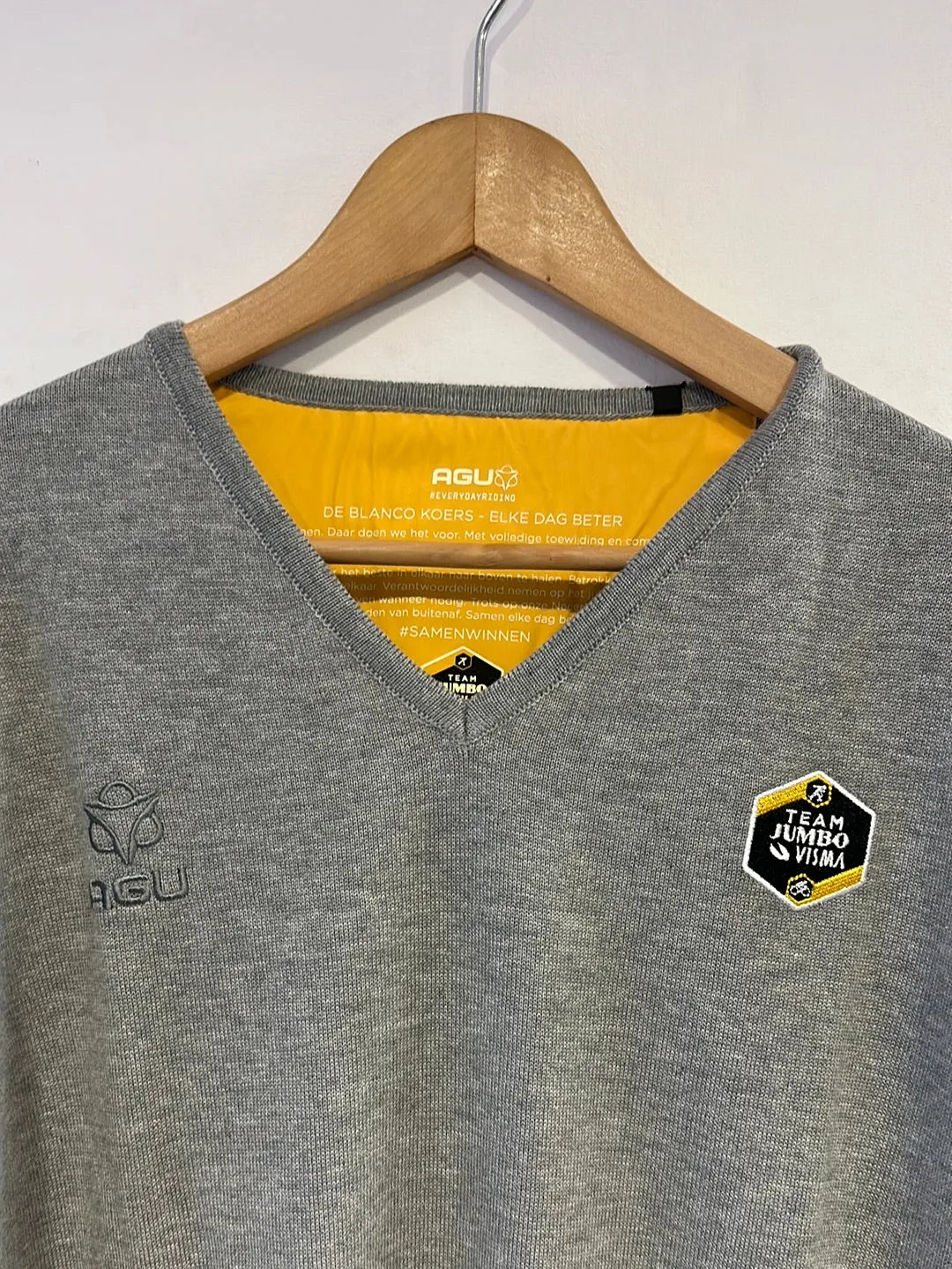 Team Jumbo Visma AGU Pullover Grey Men