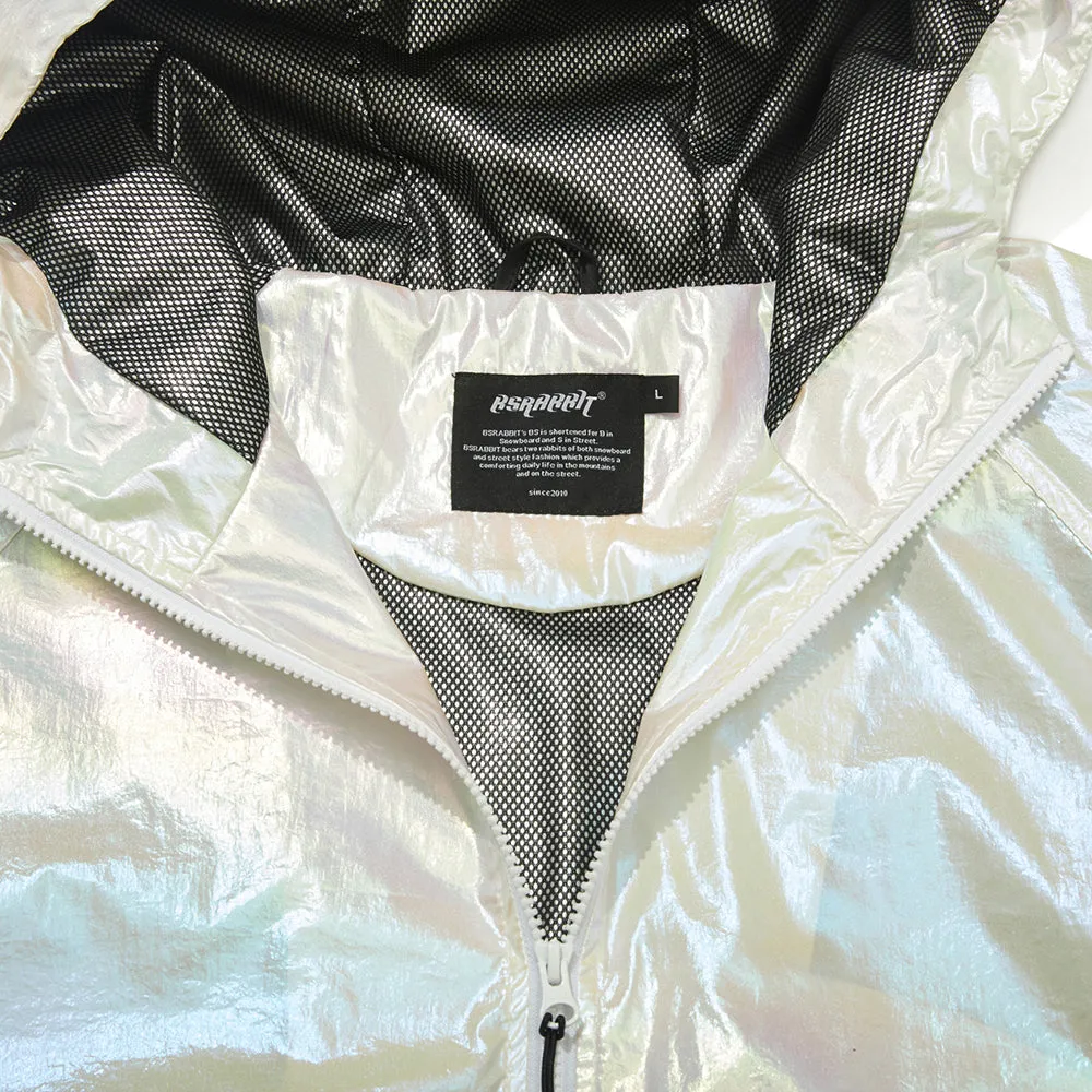 WARMTH LIGHT HOODED JACKET HOLOGRAM SNOW