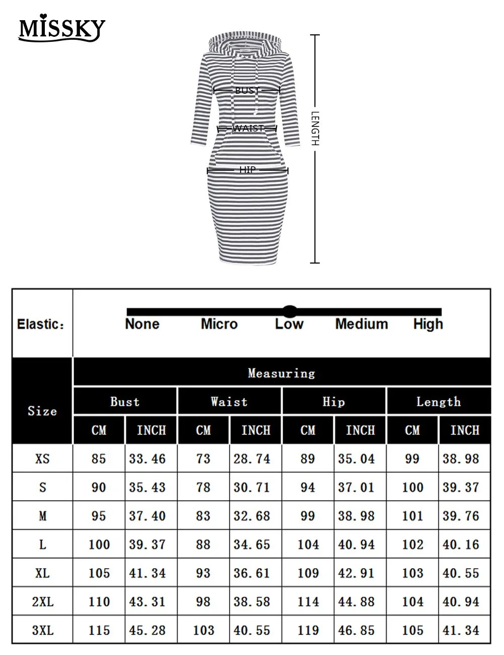 YESFASHION Women Short Sleeve Pullover Stripe Keen Length Slim Hoodie Dress with Kangaroo Pocket for Causal for Spring Summer Autumn, Green, Large